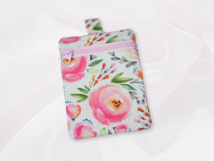 Zippy Pouch Watercolour Florals