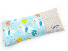 Beanie Pillow Unicorn Party Blue Stars