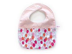 Round Bib Balloon Girl