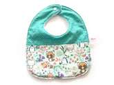 Round Bib Mint Forest