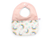 Round Bib Rainbow Mint