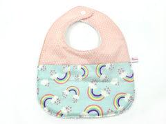 Round Bib Rainbow Mint