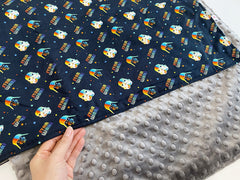 Minky Blanket Darth Vader Trooper Retro