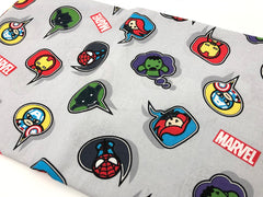 Minky Blanket Marvel Grey