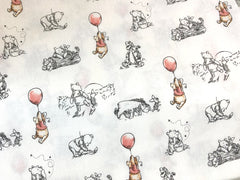 Minky Blanket Pooh Balloon