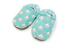 Mint Hedgehog Booties