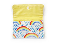 PRE-ORDER Fabric Wallet Rainbow Drops