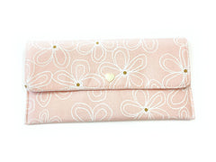 PRE-ORDER Fabric Wallet Petal Sketch