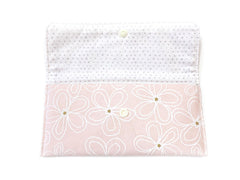 PRE-ORDER Fabric Wallet Petal Sketch