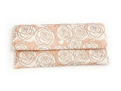 PRE-ORDER Fabric Wallet Rose Gold Flower