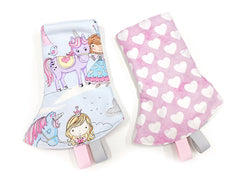 Corner Drool Pads Glitter Princess