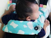 Ergo360 Drool Bib Moo Moo Blue