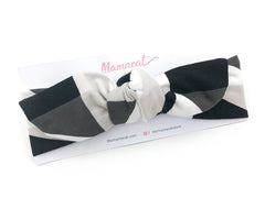 Notty Headband Geometrics Mono