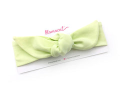 Notty Headband Solid Light Green