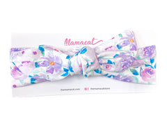 Notty Headband Watercolour Floral Purple