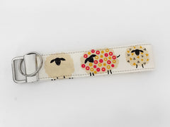 Meh Meh White Key Fob