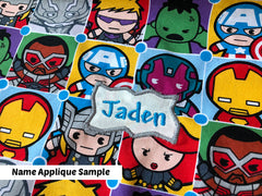 Beanie Pillow Chibi Marvel Blue