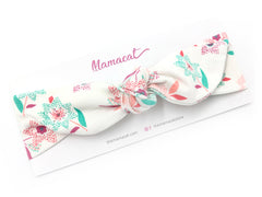 Notty Headband Pink Green Florals