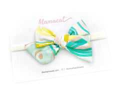 Bow Headband Bloom Reverie Yellow