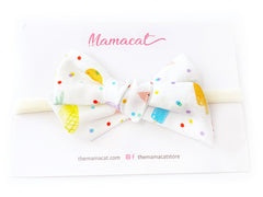 Bow Headband / Clip Summer Party Fruits