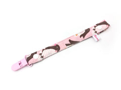 Pacifier Strap / Toy Strap Penguin Party