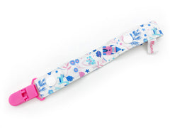 Pacifier Strap / Toy Strap Princess Garden