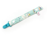Pacifier Strap / Toy Strap Mint Unicorn