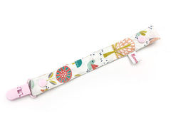 Pacifier Strap / Toy Strap Pastel Forest
