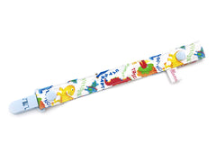 Pacifier Strap / Toy Strap Rainbow Dino