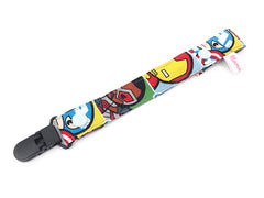 Pacifier Strap / Toy Strap Chibi Marvel Grid