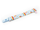 Pacifier Strap / Toy Strap Rainbow Drops