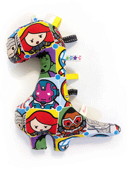Rattle Dinosaur Chibi Marvel Grid