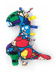 Rattle Dinosaur Chibi Marvel Blue