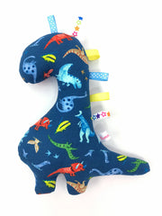 Rattle Dinosaur Sea Dinos Navy