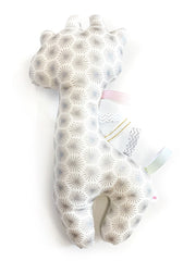 Rattle Giraffe Star Rays Silver