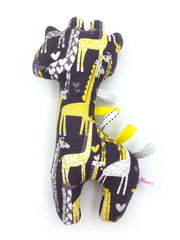 Rattle Giraffe Yellow Love