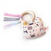 Teether Ring Pink Kitty