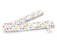 Pacifier Strap / Toy Strap Rainbow Stars