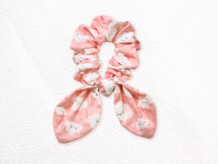 Bunny Scrunchie Pink Clouds