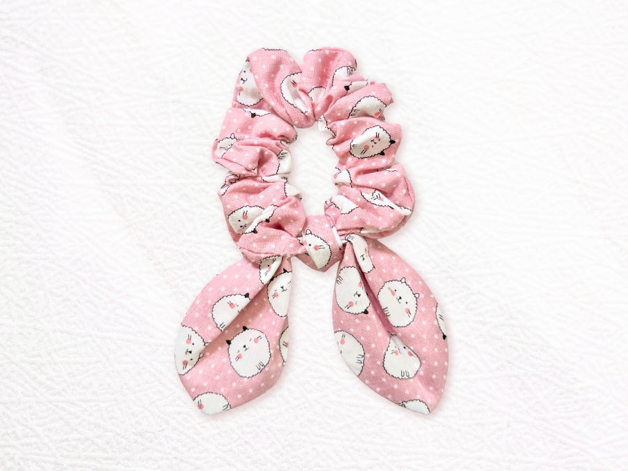 Bunny Scrunchie Puffy Cat