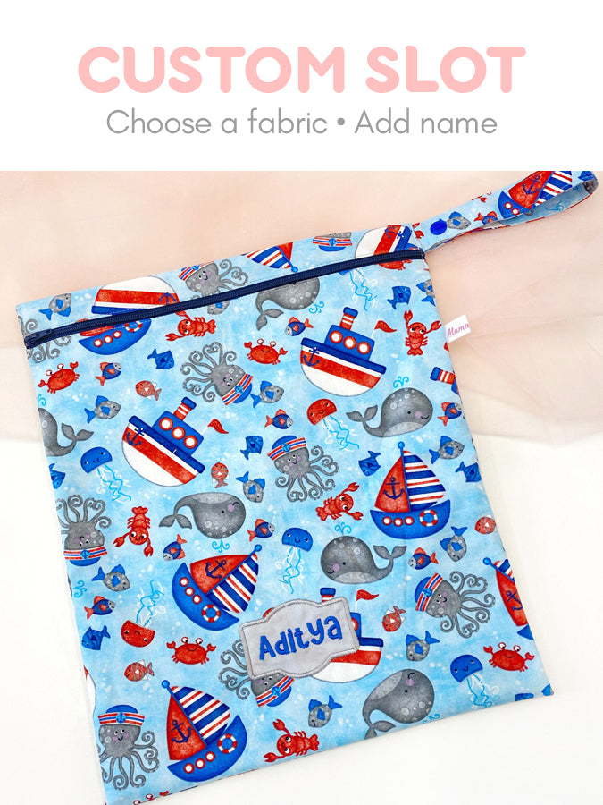 Custom Slot Wet Bag