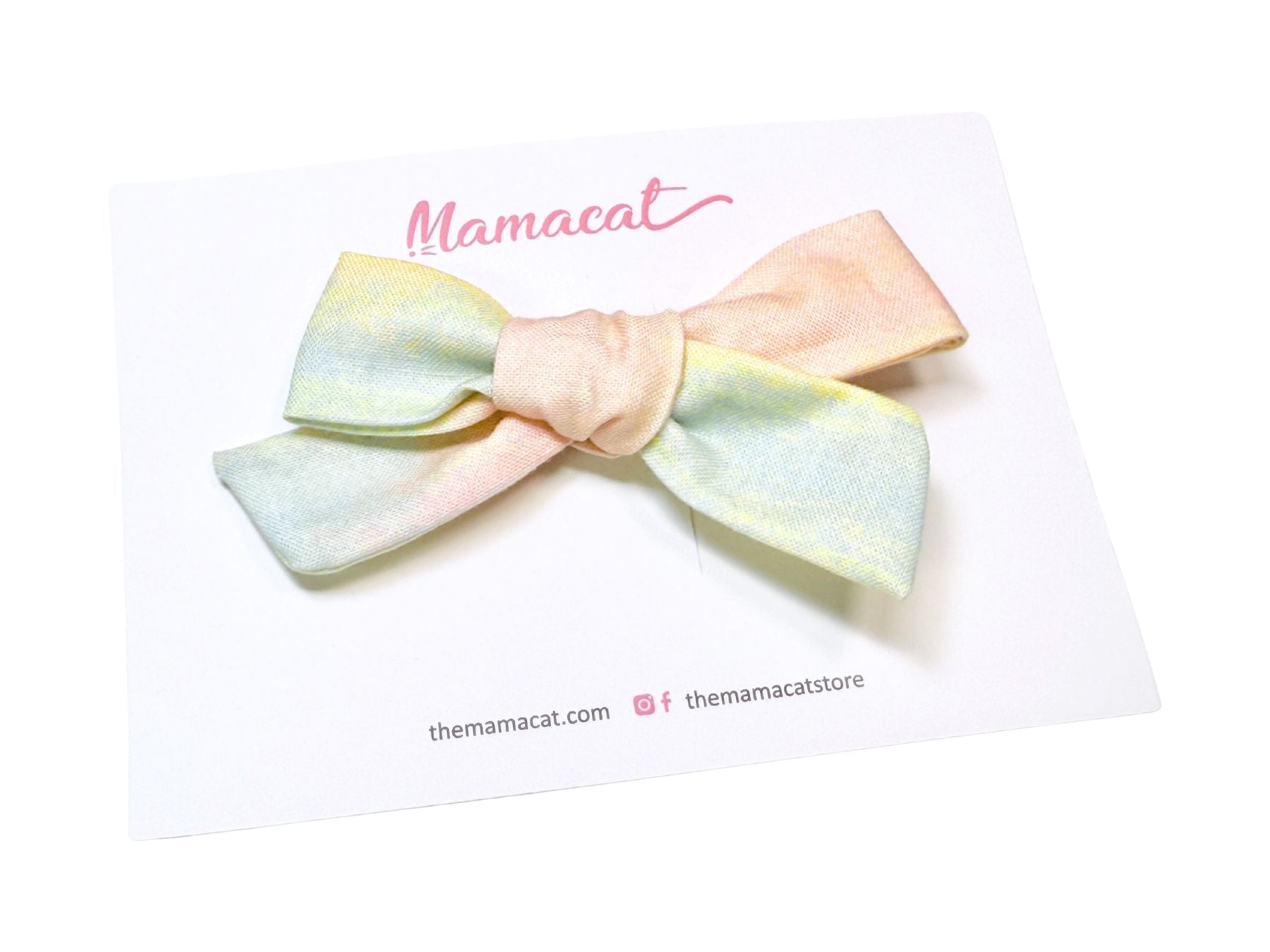 Bow Headband / Clip Vintage Ombre (Small)