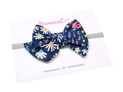 [LAST PIECE] Bow Headband Midnight Daisy