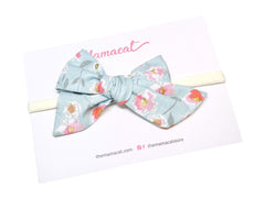 [LAST PIECE] Bow Headband Spring Blue