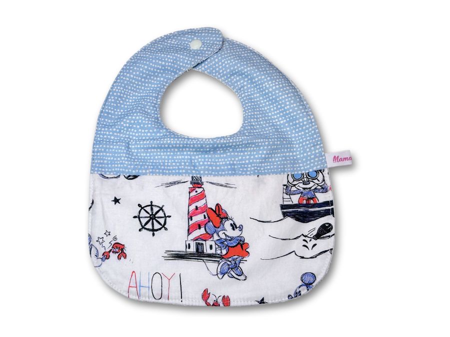 [LAST PIECE] Round Bib Mickey Ahoy