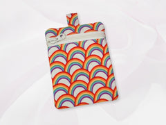 [LAST PIECE] Zippy Pouch Vintage Rainbow