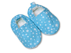 [CLEARANCE] Turquoise Daisy Booties