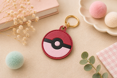 Red & White Ball Bag Charm Buddy