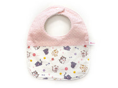 IN-STOCK Round Bib Kitty Playtime
