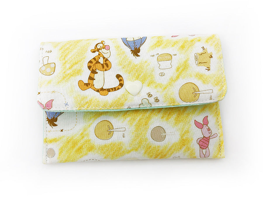 PRE-ORDER Fabric Wallet Pooh Yellow